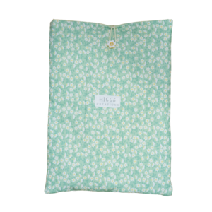 Green Floral Large Book Sleeve