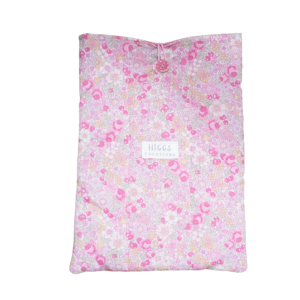 Pink Floral Large Book Sleeve