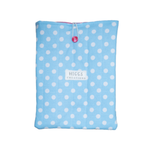 Blue Polka Dot Kindle Sleeve