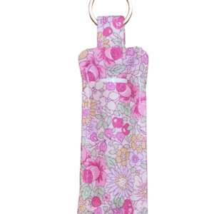 Pink Floral Lip Balm Holder