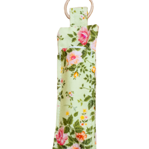 Green and Pink Floral Lip Balm Holder