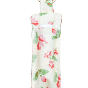 Cream Floral Lip Balm Holder