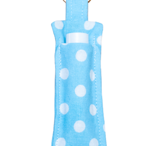 Blue Polka Dot Lip Balm Holder