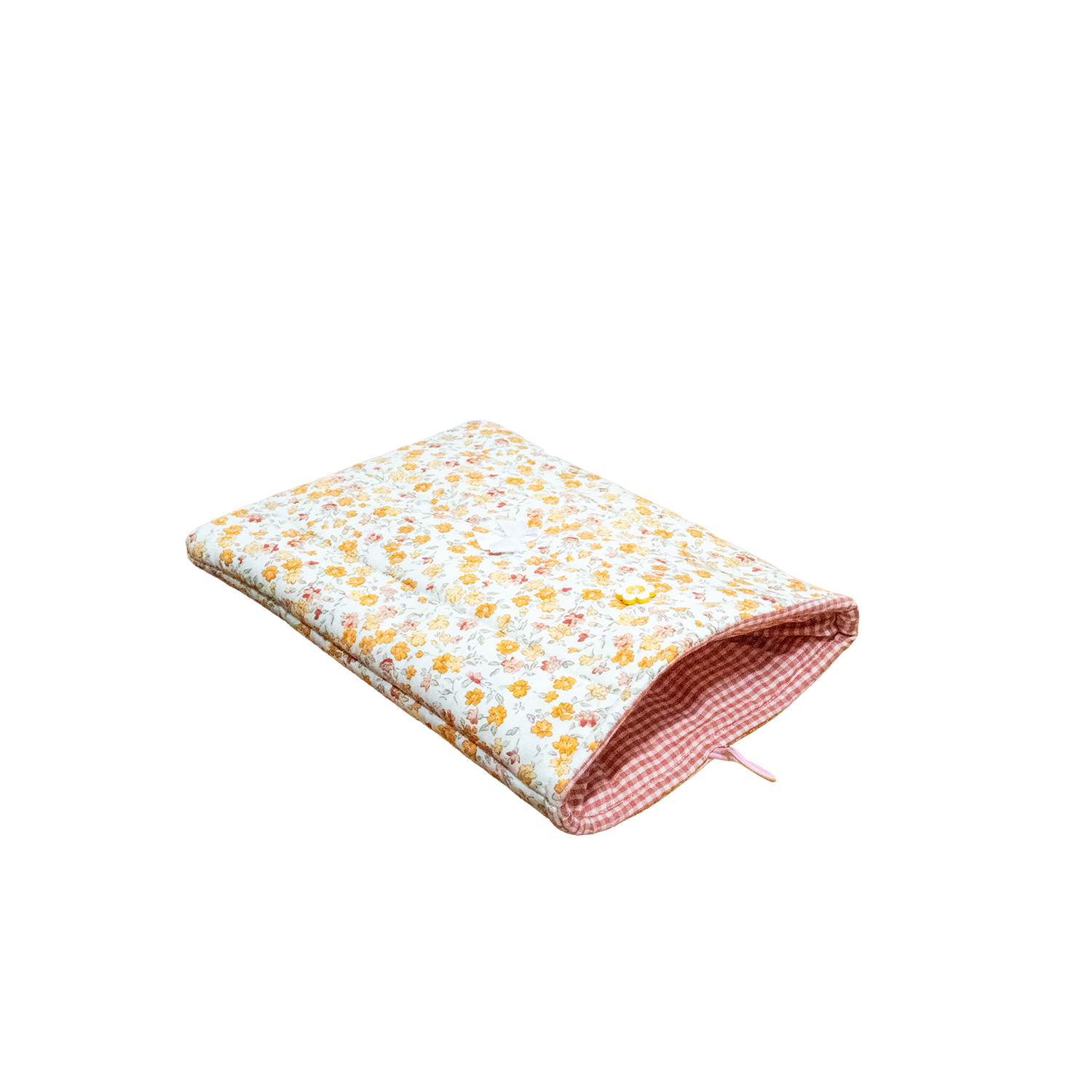 Orange Floral Paperback Sleeve - Image 2
