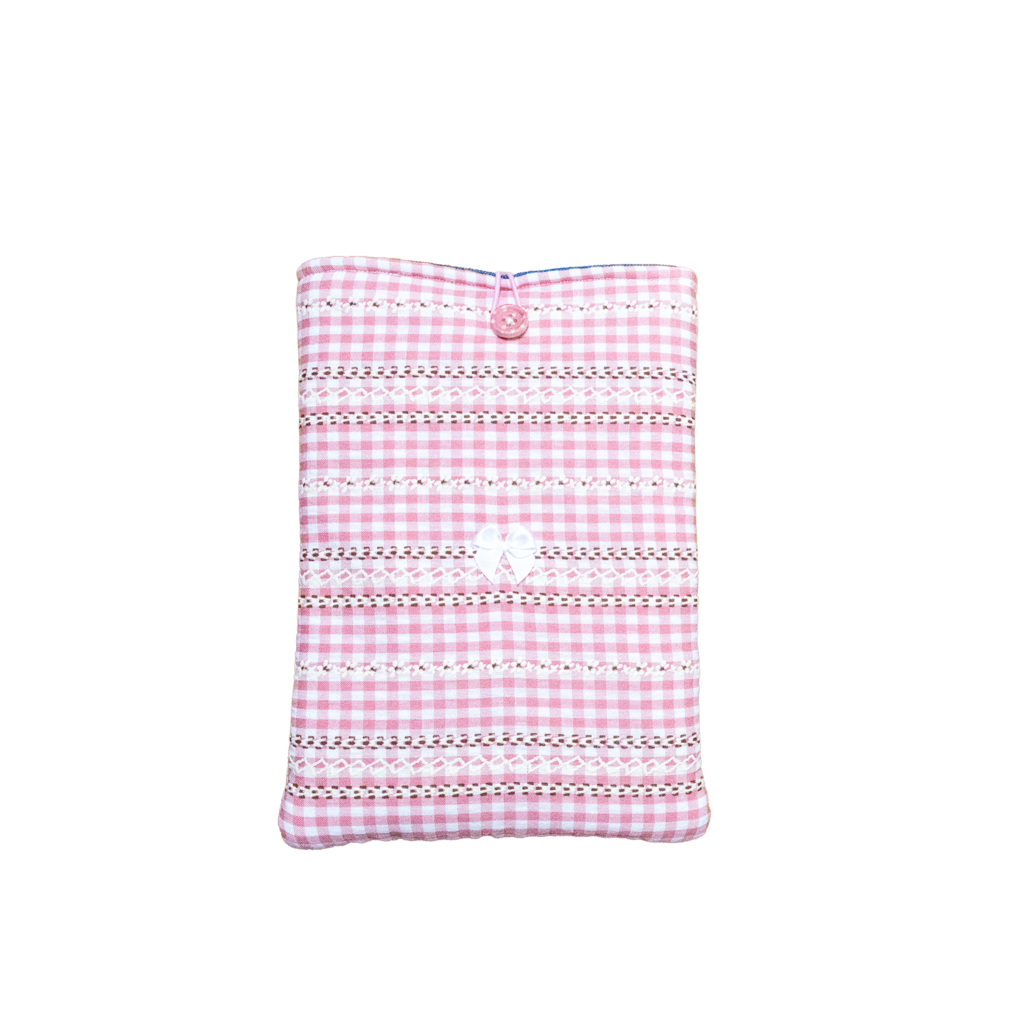Pink Gingham Paperback Sleeve