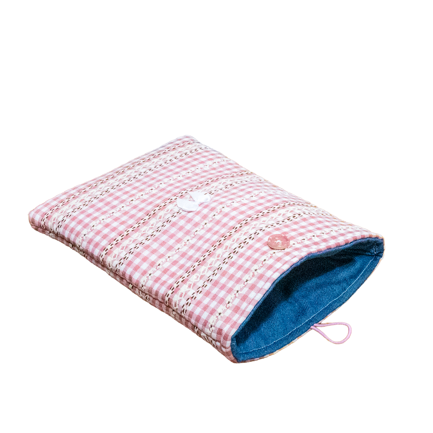 Pink Gingham Paperback Sleeve - Image 2