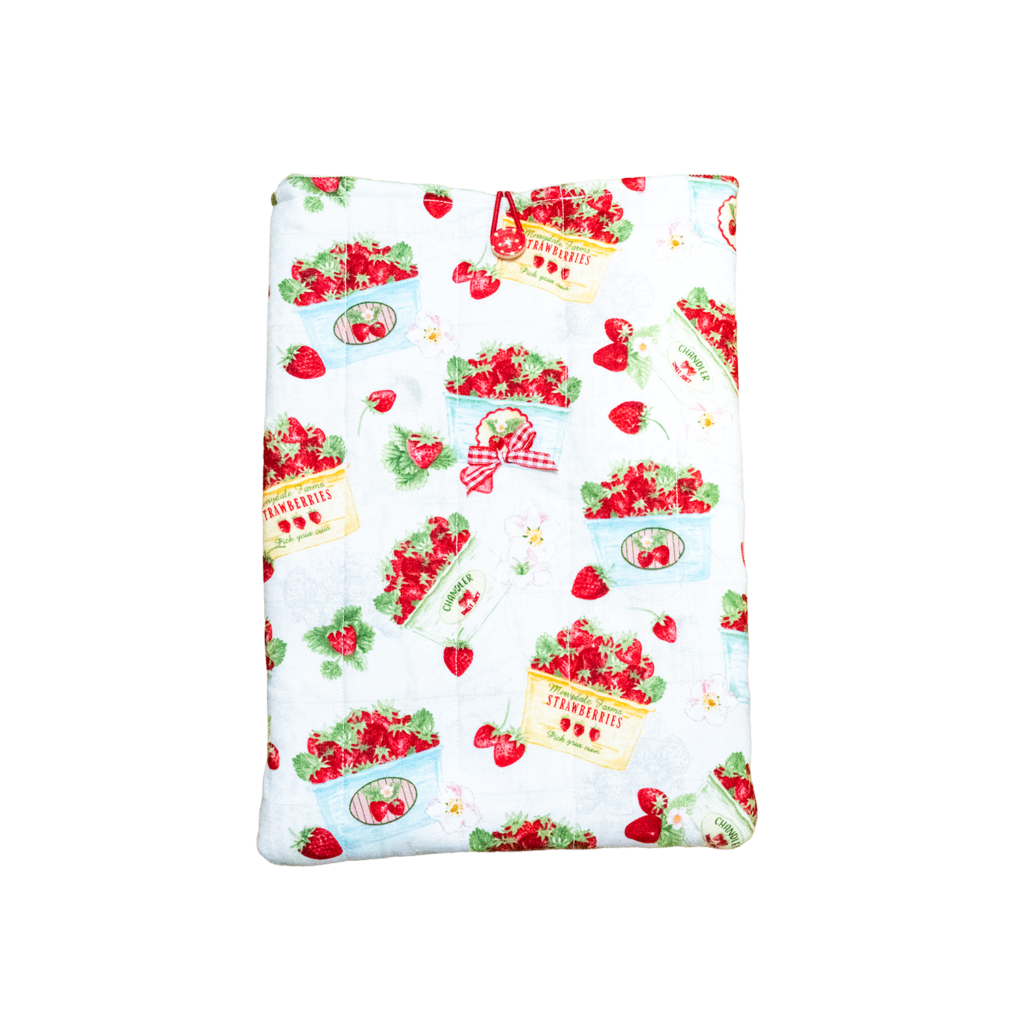 Strawberry Large Book Sleeve