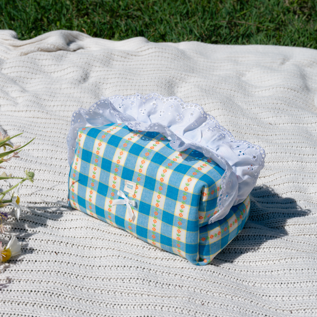 Blue Makeup Bag